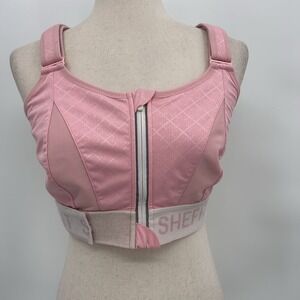 SHEFIT Womens Ultimate High Impact Sports Bra Size 2 Luxe Pink Workout Athletic